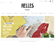 Tablet Screenshot of hellesbijoux.com